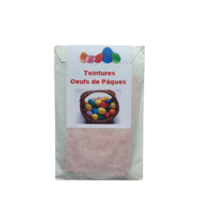 Teintures œufs de Pâques Rouge/Vert/Jaune/Bleu