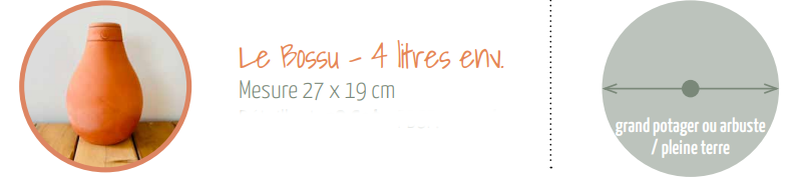 Oia jarre d’irrigation en terre cuite Bossu – Image 4