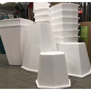 Cônes à rosiers en polystyrène