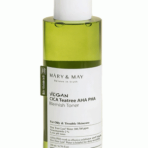 MARY&MAY Vegan CICA Tea Tree AHA PHA Toner